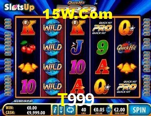Slots com jackpots e giros grátis na T999