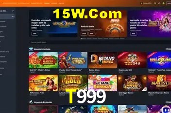 Interface moderna da plataforma T999
